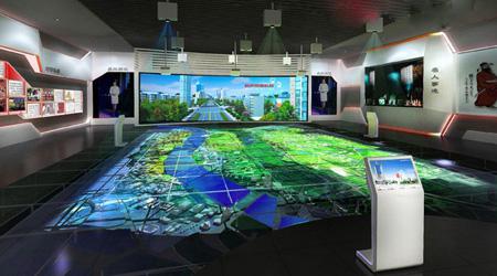 拼接屏數(shù)字沙盤(pán)示意圖