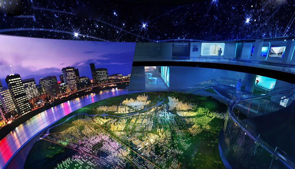 弧幕數(shù)字沙盤(pán)